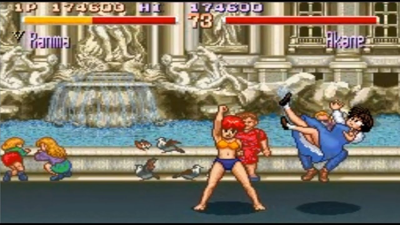 Ranma Chougi Ranbu Hen (SUPER NINTENDO) Female Ranma