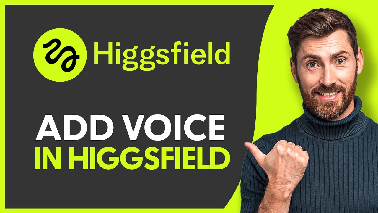 How to Add Voice in Higgsfield AI - Step by Step