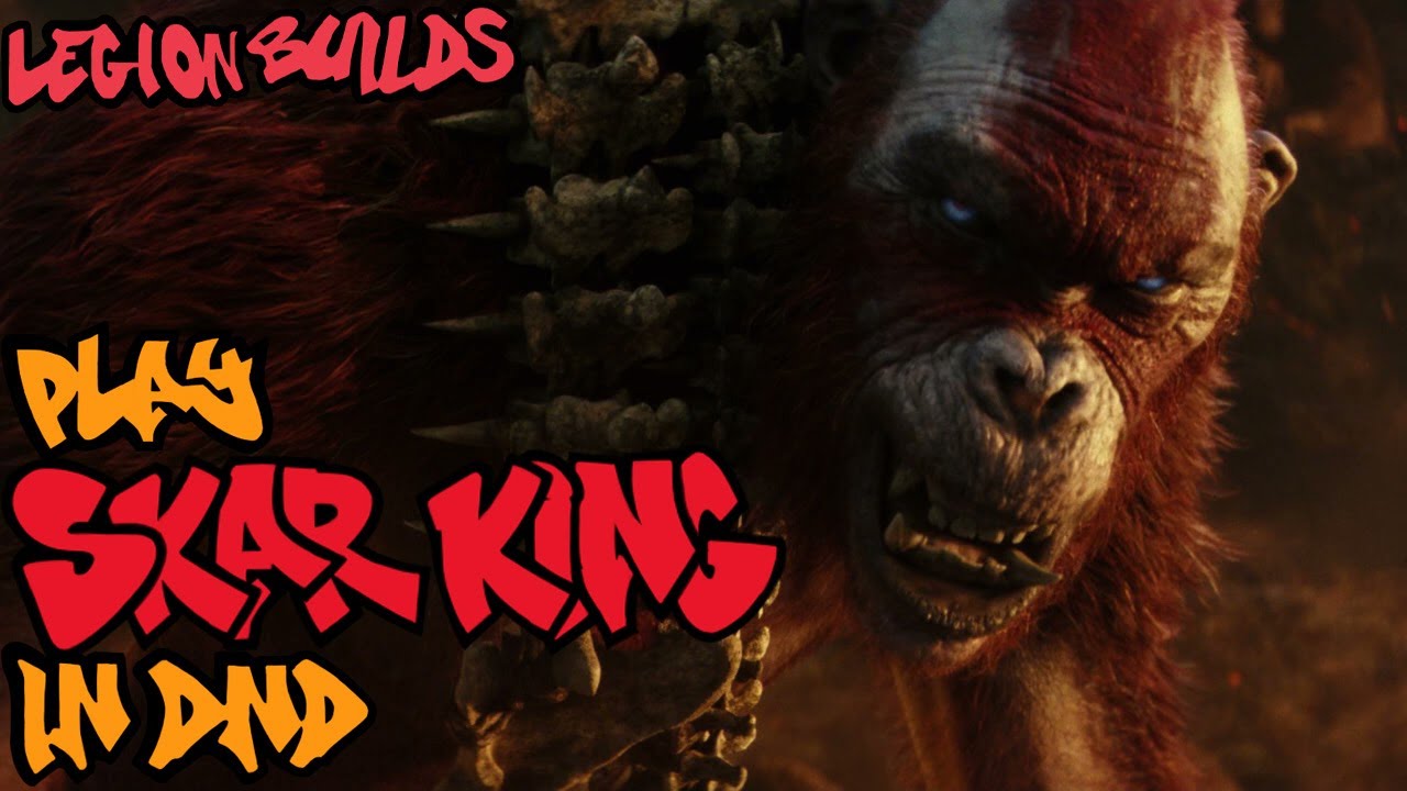Play Skar King in Dungeons & Dragons (Monsterverse/Godzilla D&D 5.5E Build)