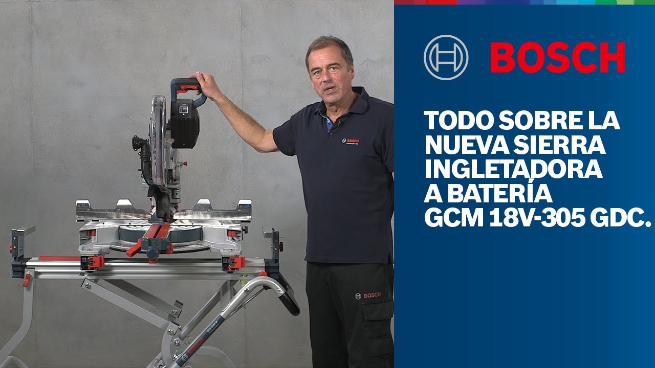 Bosch Professional GCM 18V-305 GDC: Todo sobre la nueva sierra ingletadora a batería