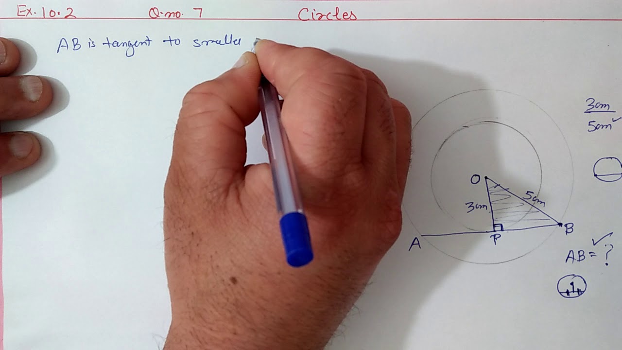Chapter:10 Ex.10.2 (Q,6,7) Circles | Ncert Maths Class 10 | Cbse.