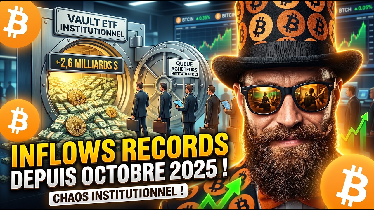 🚨2,6 Milliards de $ : Les ETF Bitcoin et Ethereum signent leur plus grosse semaine depuis 10 mois !