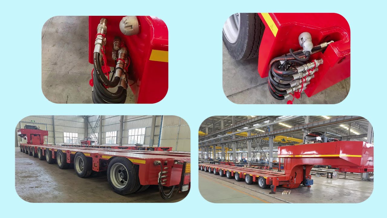 what is a multi axle trailer? How do the lowest height modular trailer work 680mm only in height