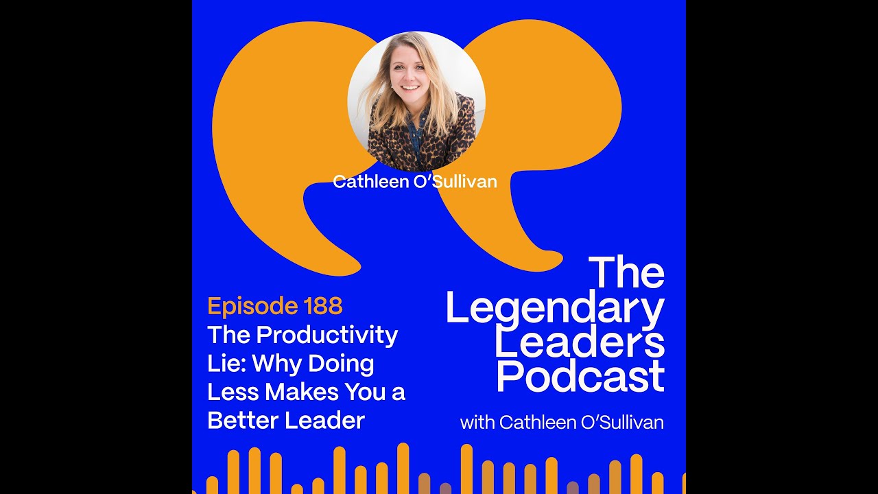 The Productivity Lie: Why Doing Less Makes You a Better Leader