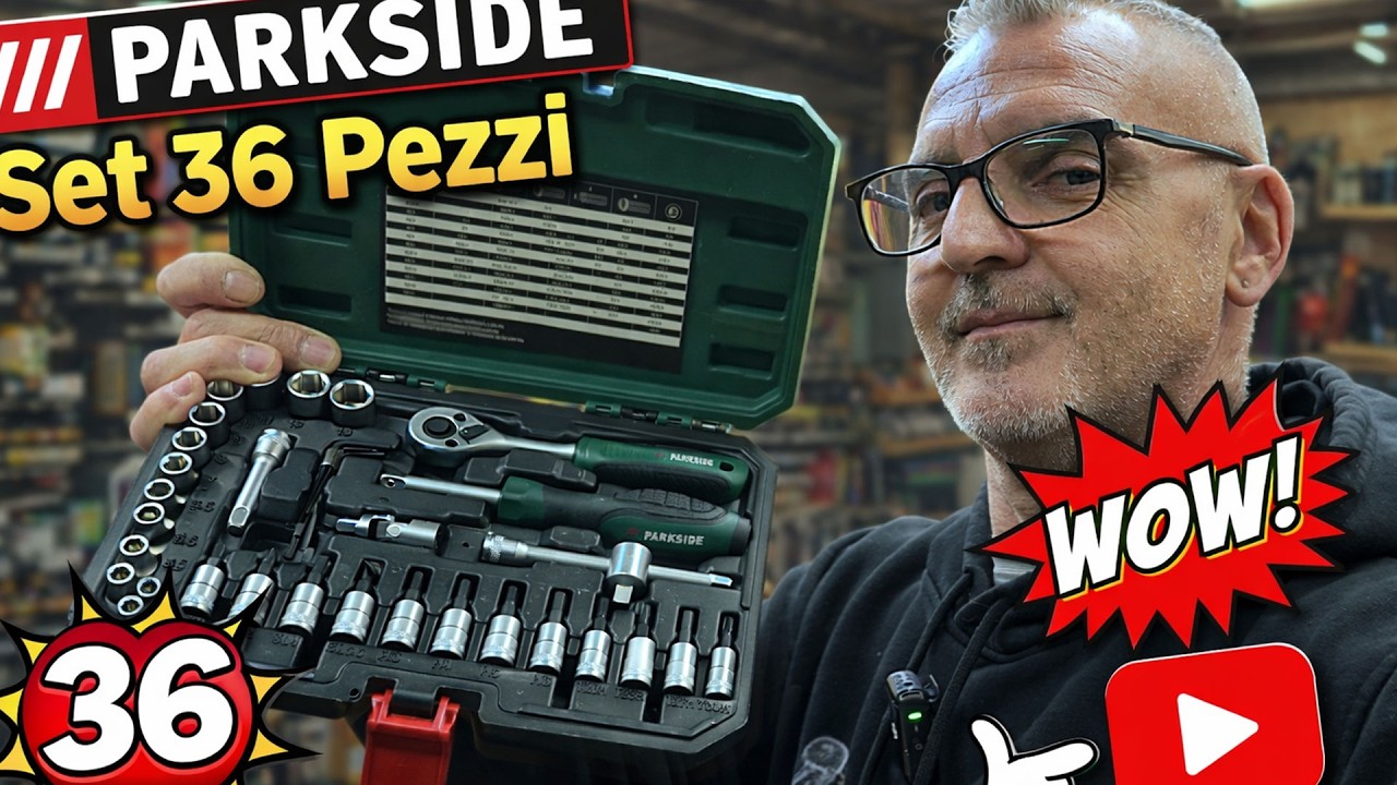 parkside set bussole e bit 36 pz  FANTASTICO !!!