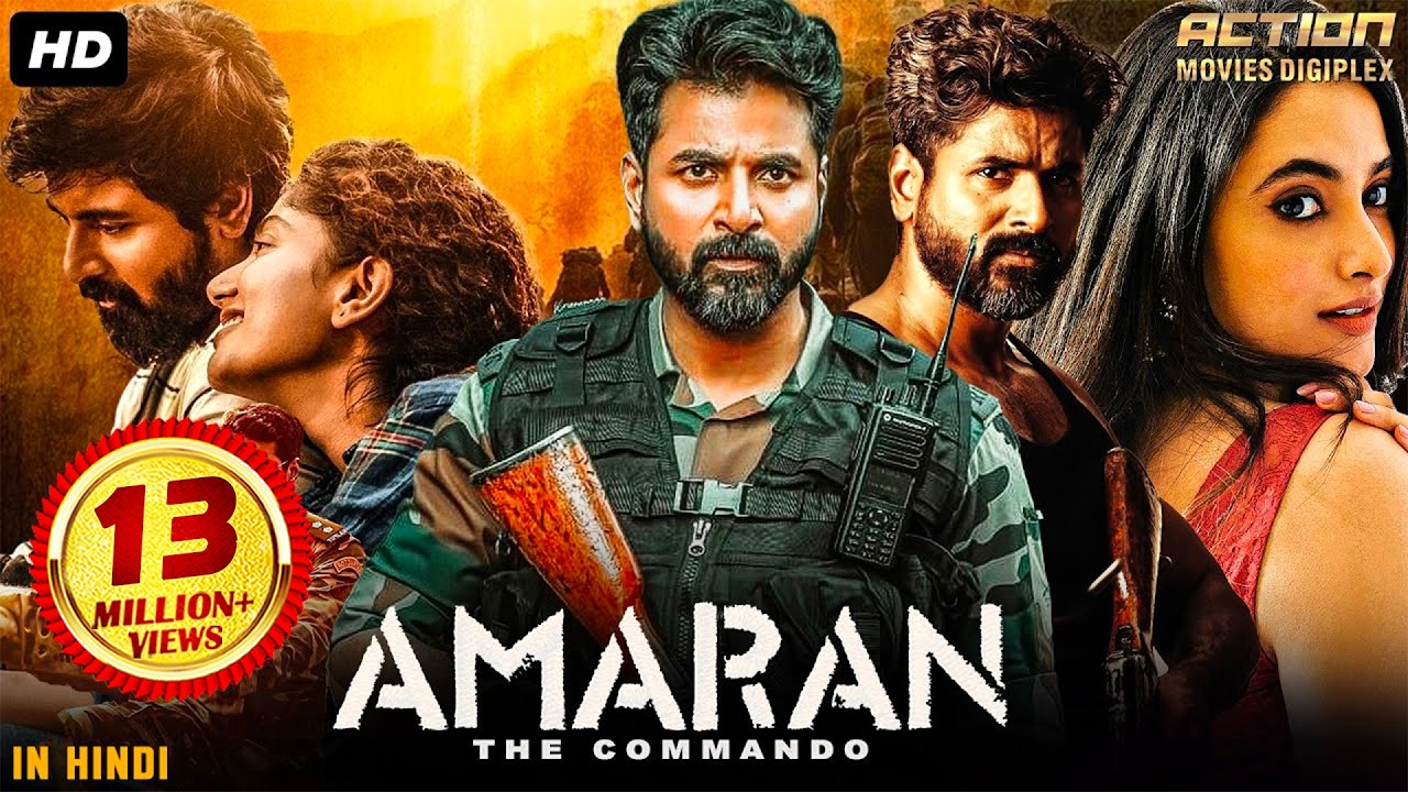 Sivakarthikeyan's AMARAN: THE COMMANDO - Full Hindi Dubbed Movie | Priyanka | South Action Movie