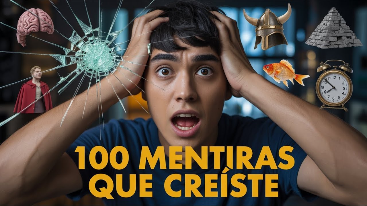 100 MENTIRAS que CREÍSTE TODA TU VIDA (y la verdad te VOLARÁ la cabeza)