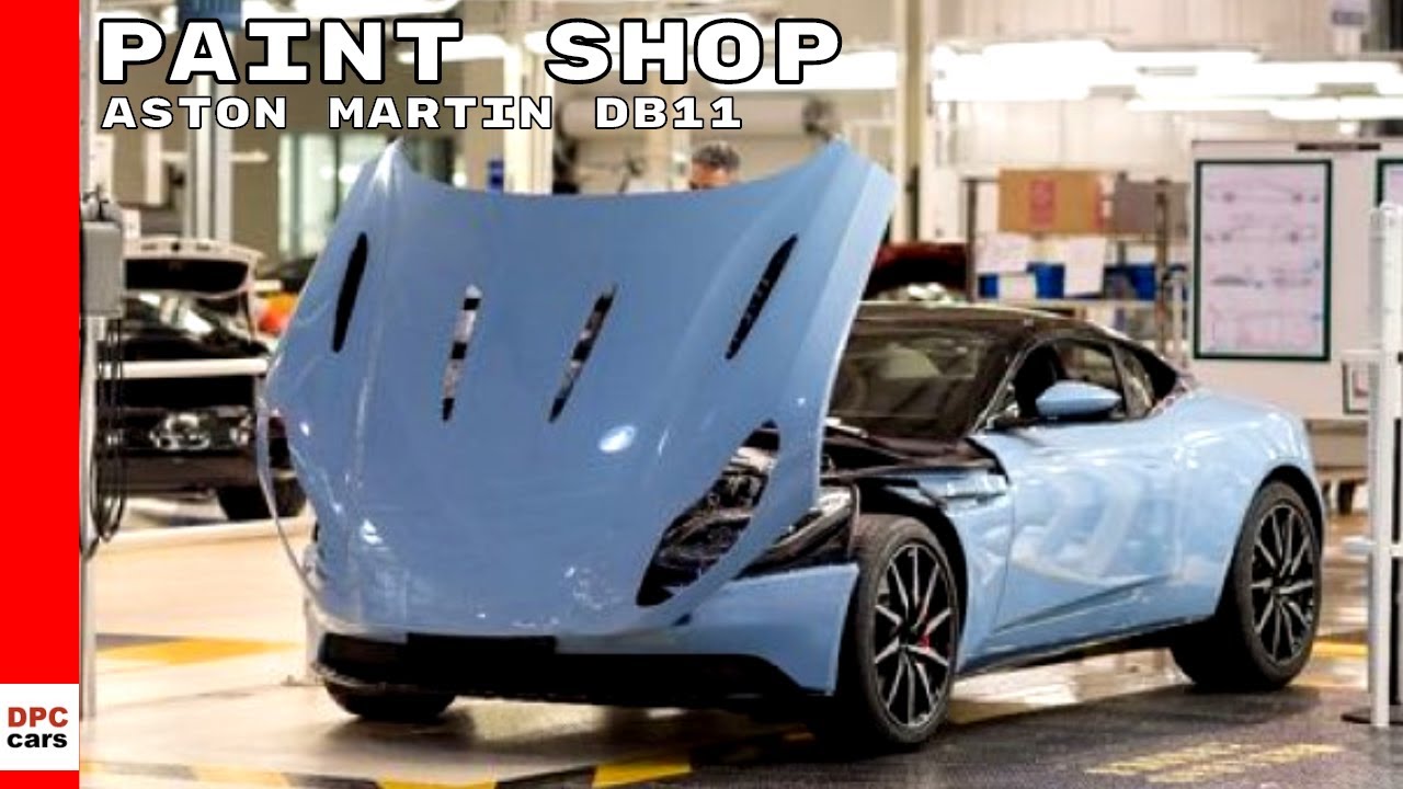 Aston Martin DB11 Paint Shop At The Factory