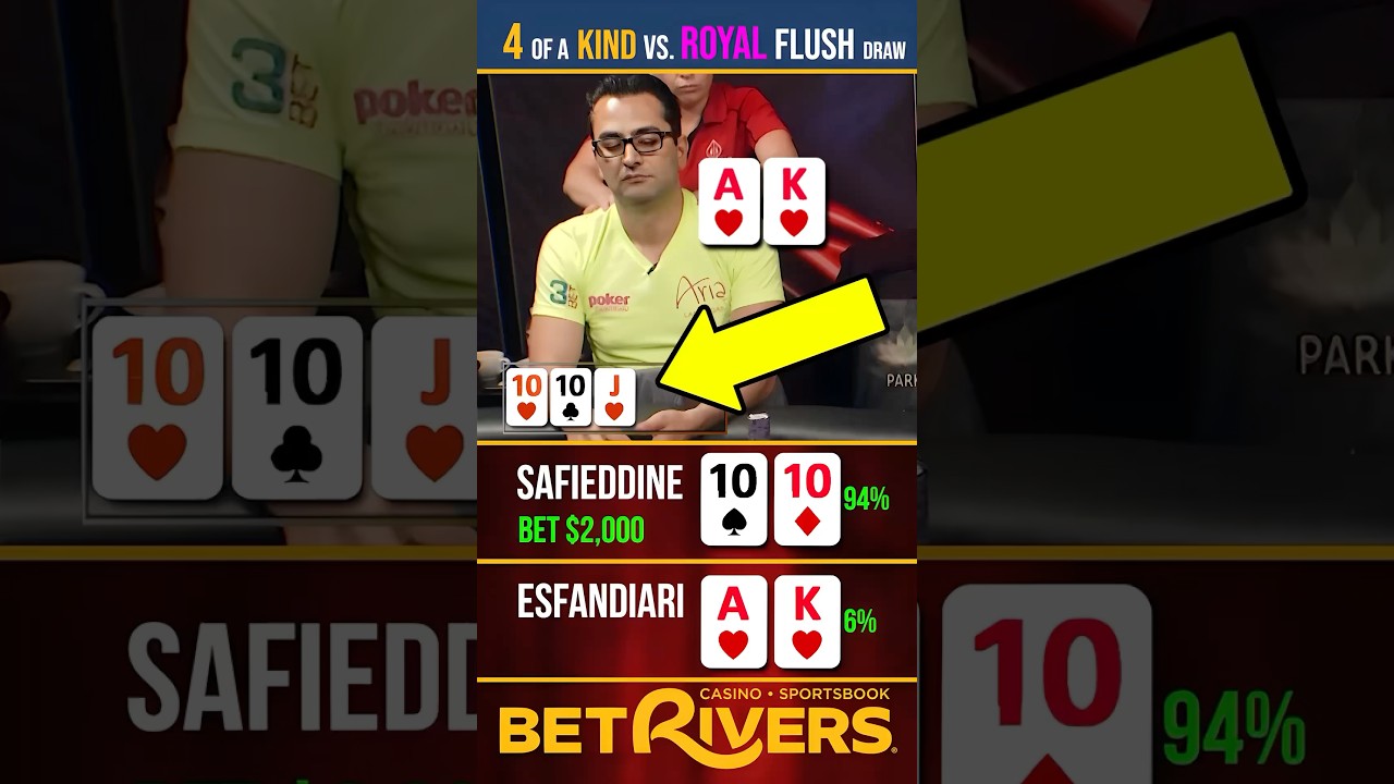 Pro Needs a ROYAL Flush vs. QUADS
