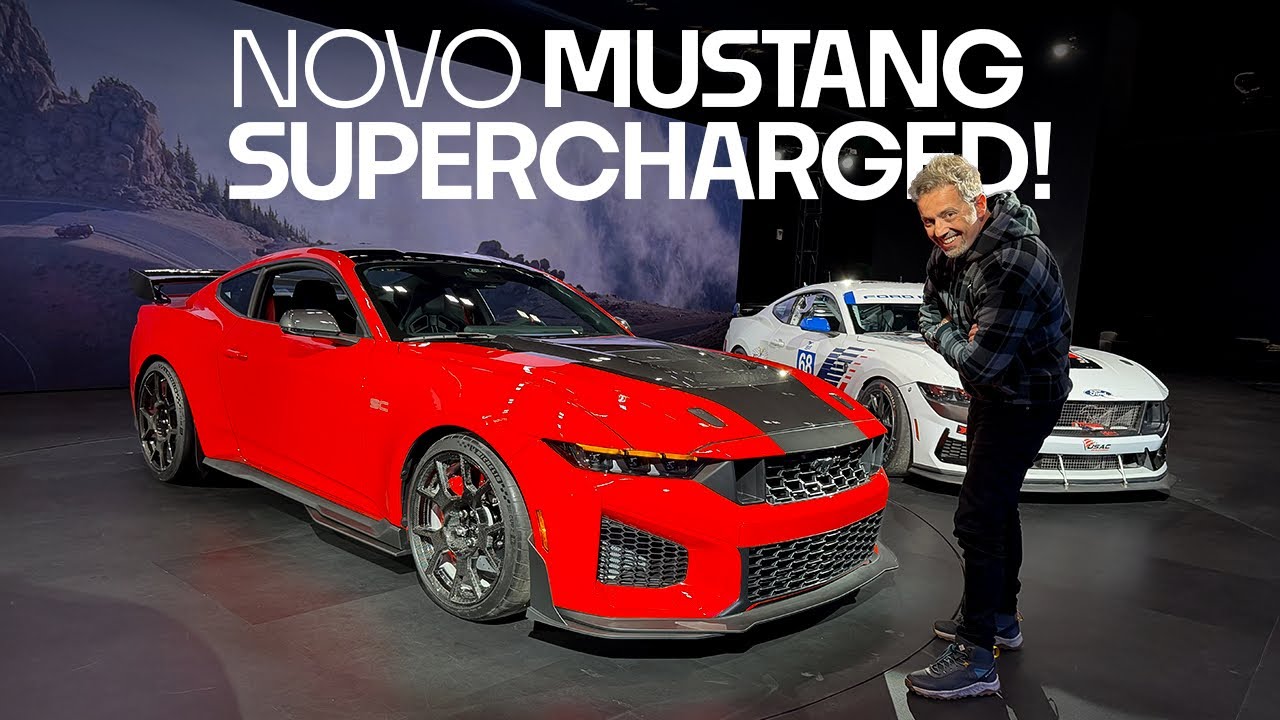Um Mustang com SETECENTOS CAVALOS de fábrica! Dark Horse SC direto da sede global da Ford 