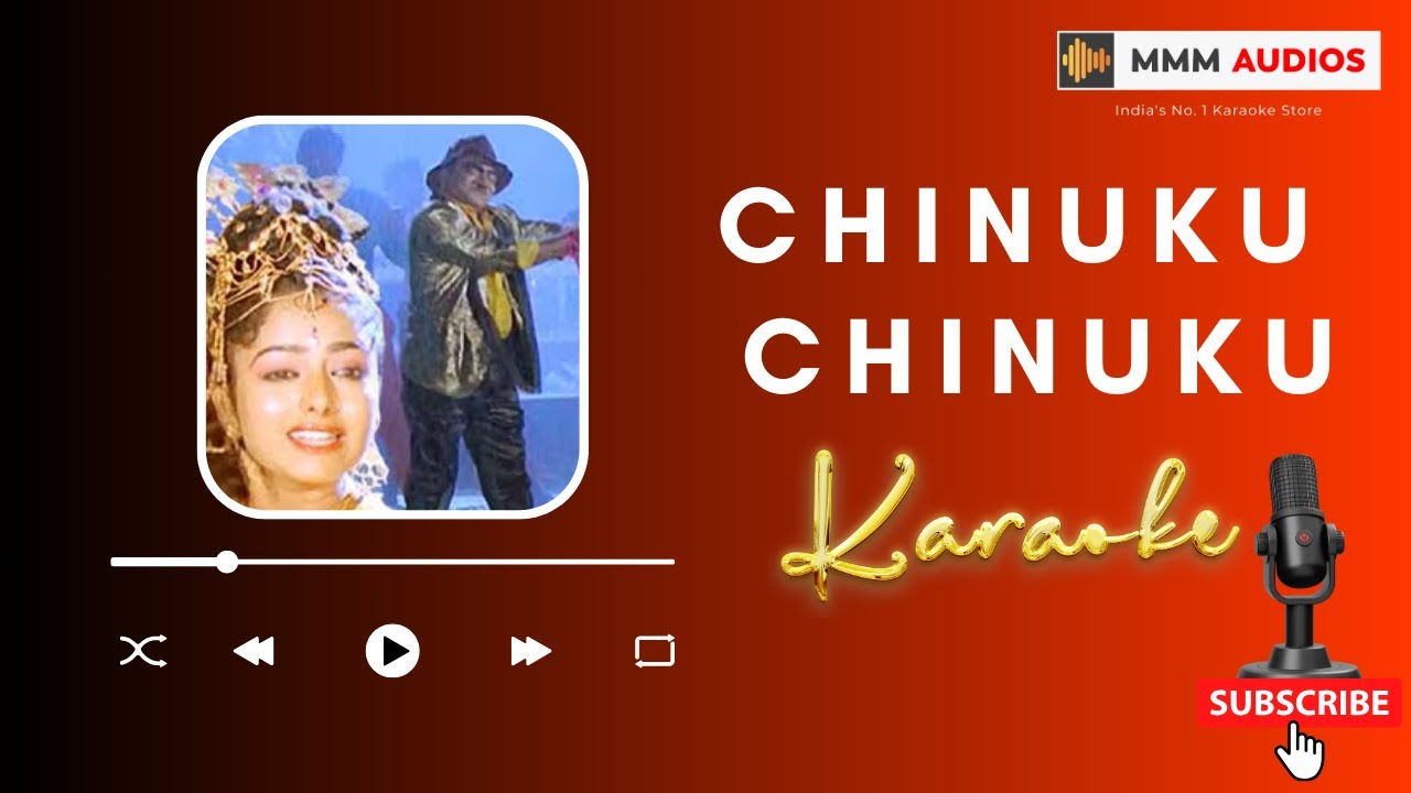 Chinuku Chinuku Andelatho Video Karaoke With Female Voice | 