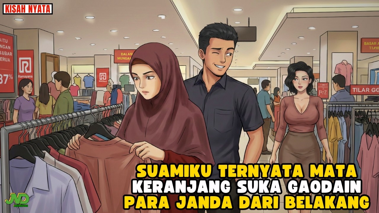 TERNYATA SUAMIKU MATA KERANJANG HOBINYA GODAIN JANDA KEMBANG || ANIMASI AZAB
