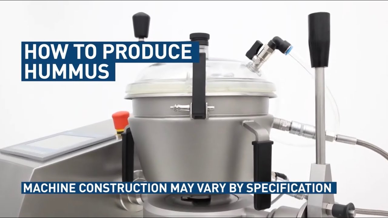 How to Produce Hummus | Stephan Universal Machine UMX5 | Robust & Efficient Multitasker