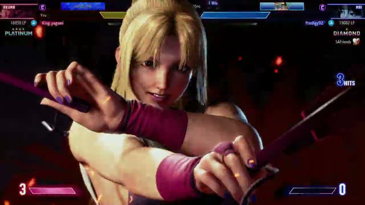 Street Fighter 6 - Akuma vs Mai (Ranked match)