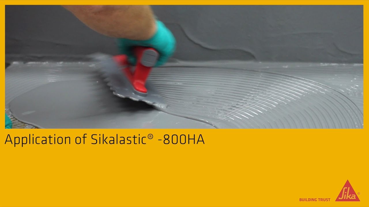 Application of Sikalastic® -800HA