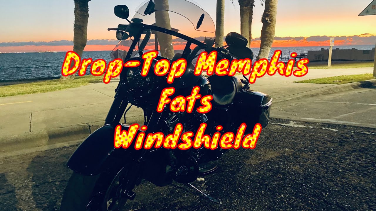 Memphis Shades Drop-Top Fats on 2021 Road King Special