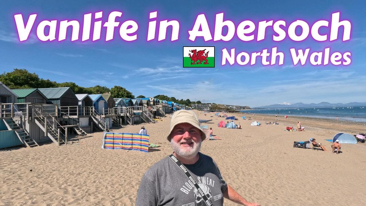 Vanlife Abersoch Village with Best Beach North Wales.