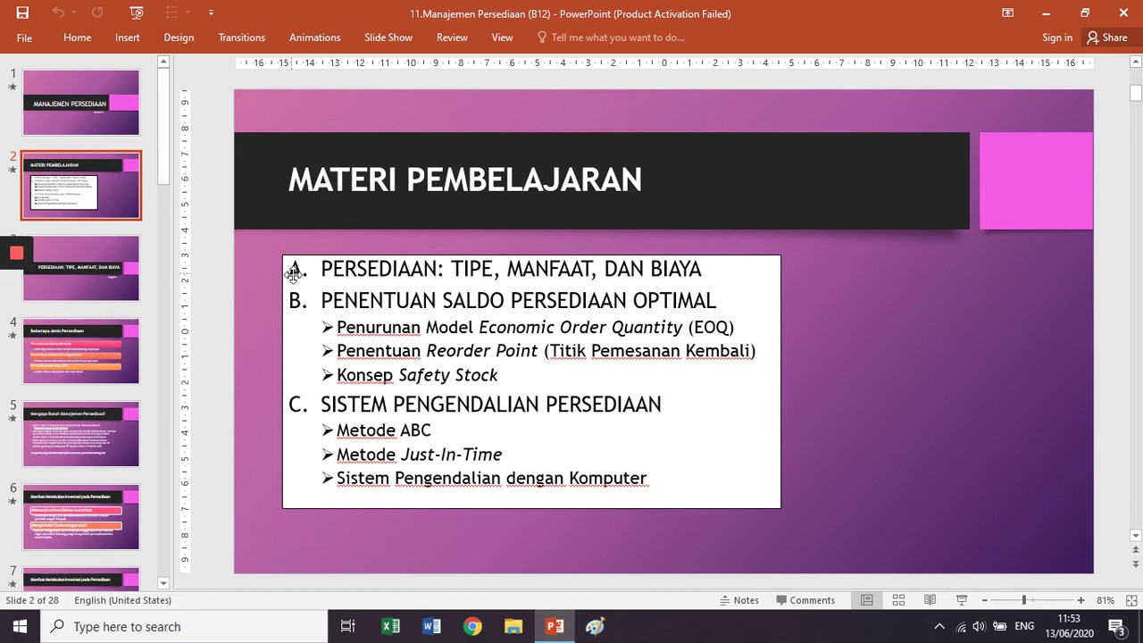 [Kuliah Online] Manajemen Keuangan #6: Manajemen Persediaan