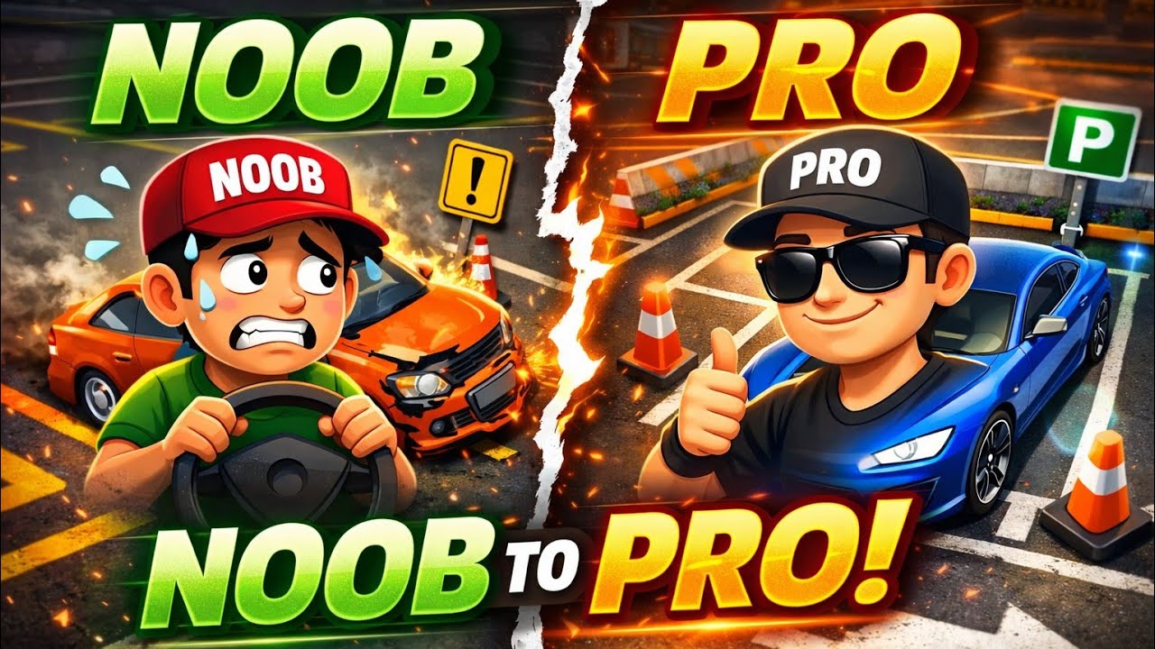 Car Parking Game: Noob to Pro Gameplay 🚗🔥 Ultimate Parking Challenge!