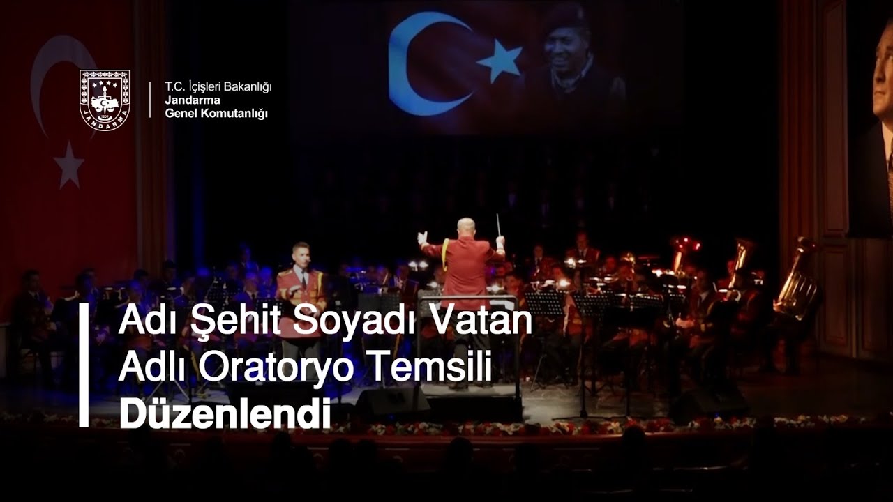 “Adı Şehit Soyadı Vatan” adlı oratoryo temsili düzenlendi