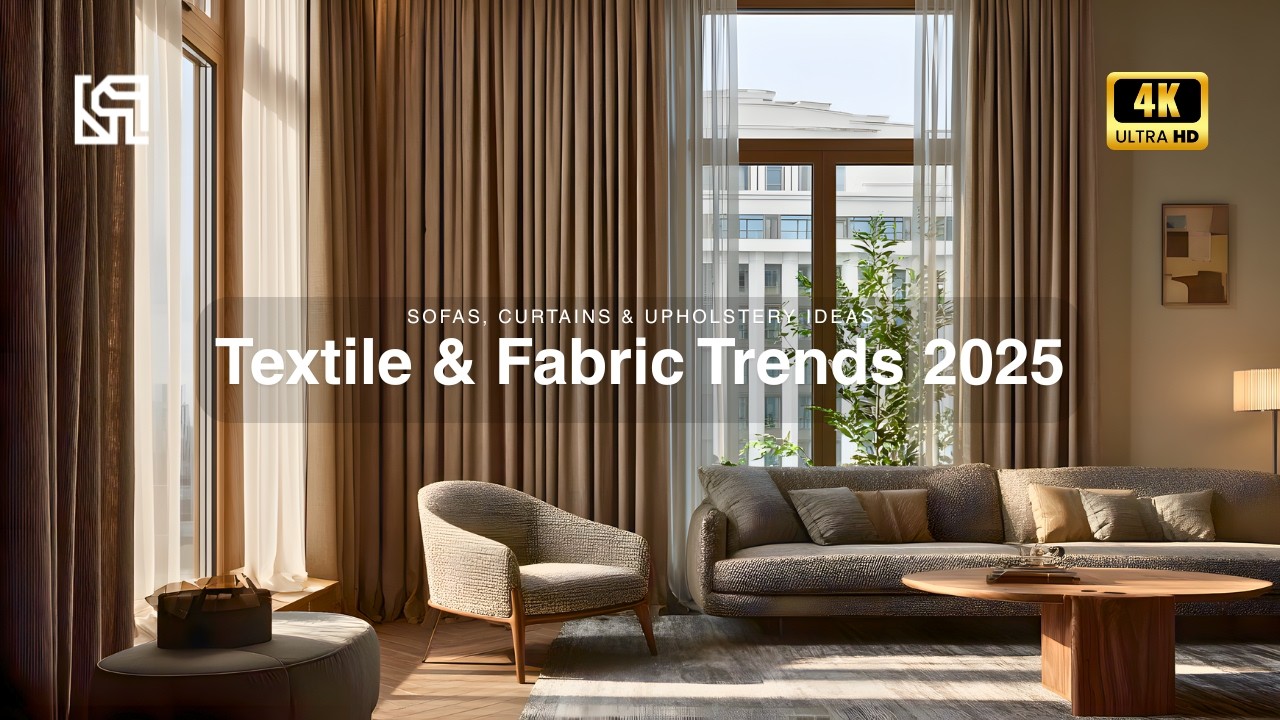 Textile & Fabric Trends 2025 | Sofas, Curtains & Upholstery Ideas