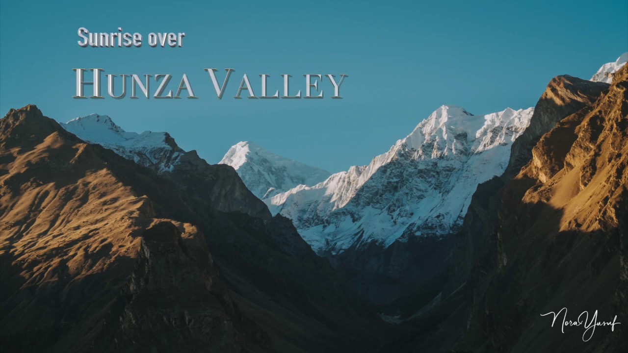Sunrise over Hunza Valley, Pakistan - Time lapse