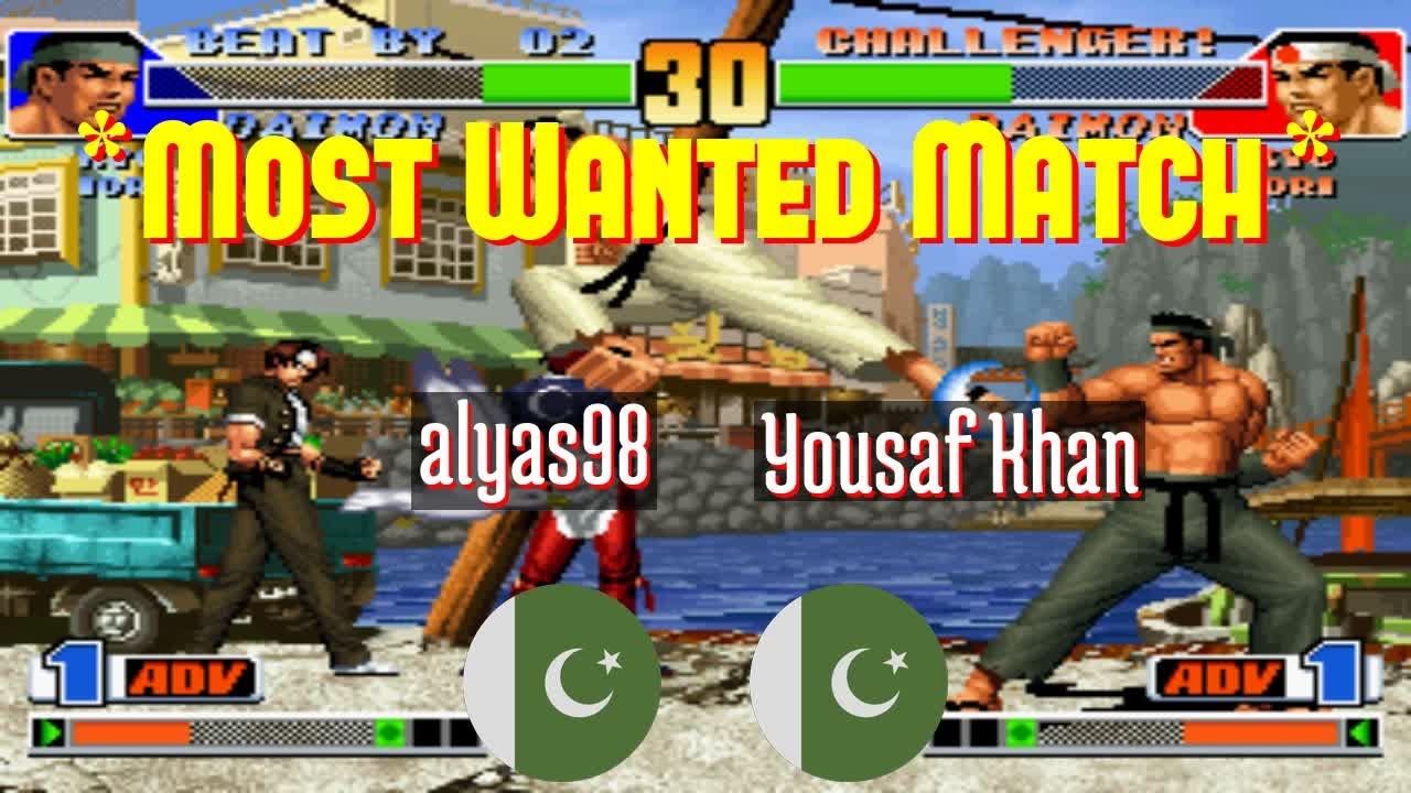 FT5 @kof98: alyas98 (PK) vs Yousaf Khan (PK) [King of Fighters 98 Fightcade] Apr 25