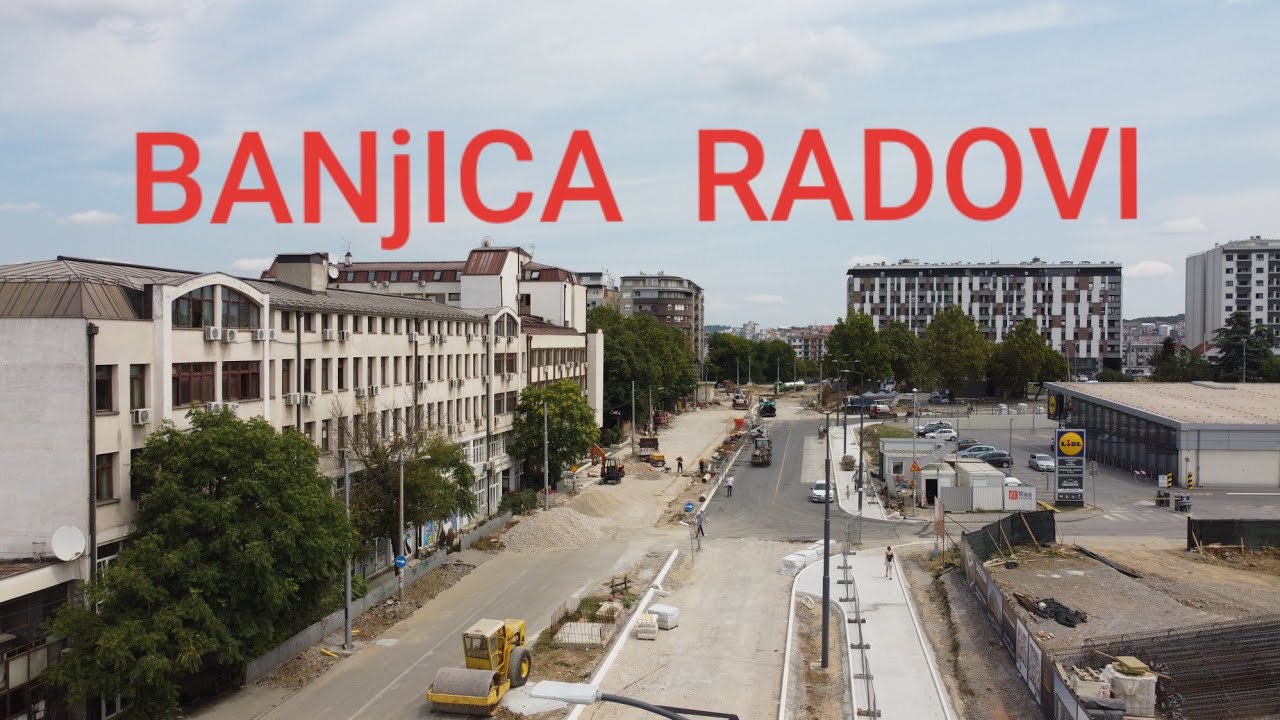 BANJICA, RADOVI, SNIMAK IZ VAZDUHA