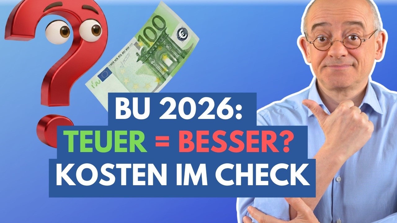 BU-Kosten 2026: Warum zahlt einer 80€ – und der nächste das Doppelte?