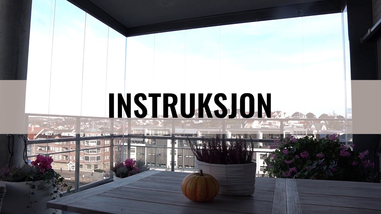 Instruksjonsvideo - Balkonginnglassing fra Basix AS