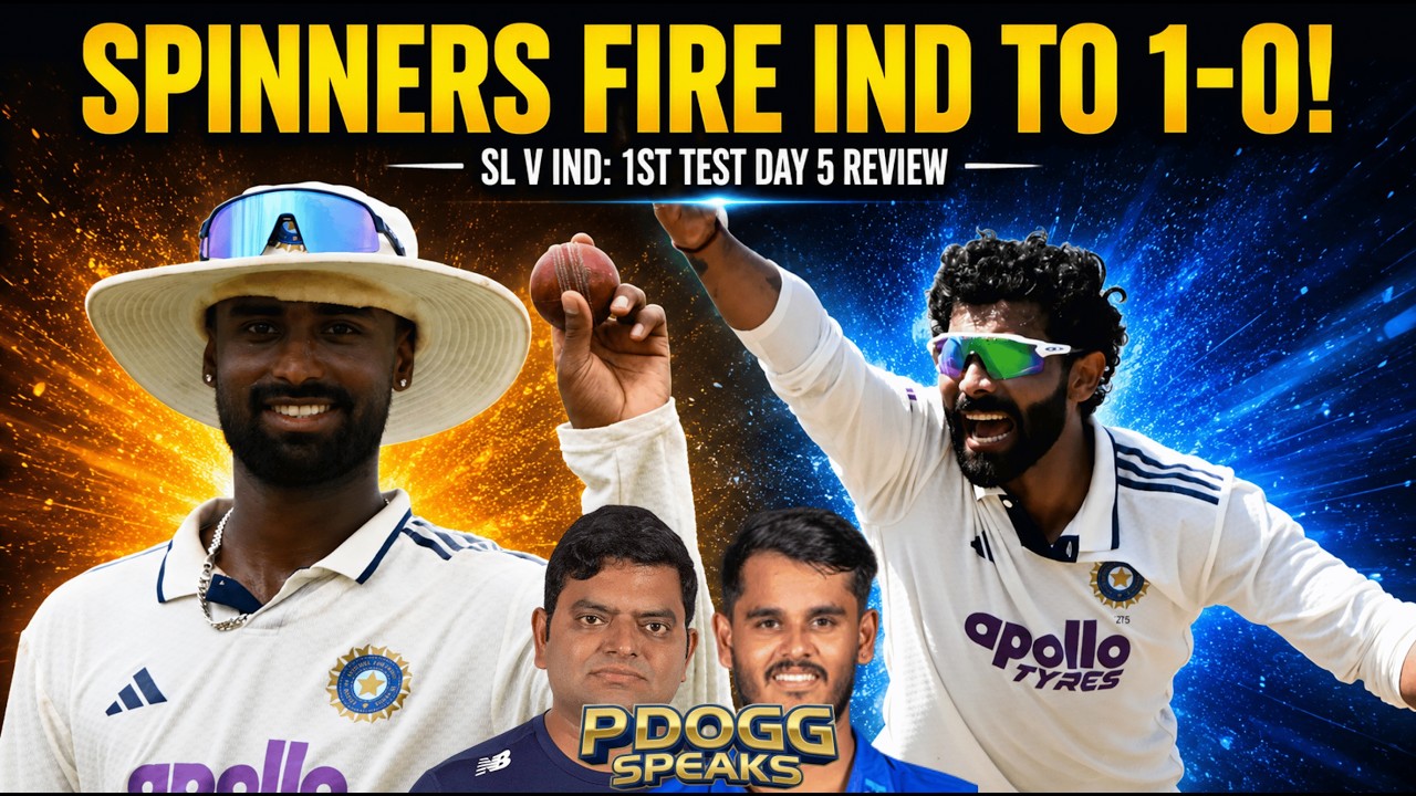 INDIA BEAT LANKA IN GALLE! | IND vs SL Day 5 Review: Suthar 10-fer! | Pdoggspeaks