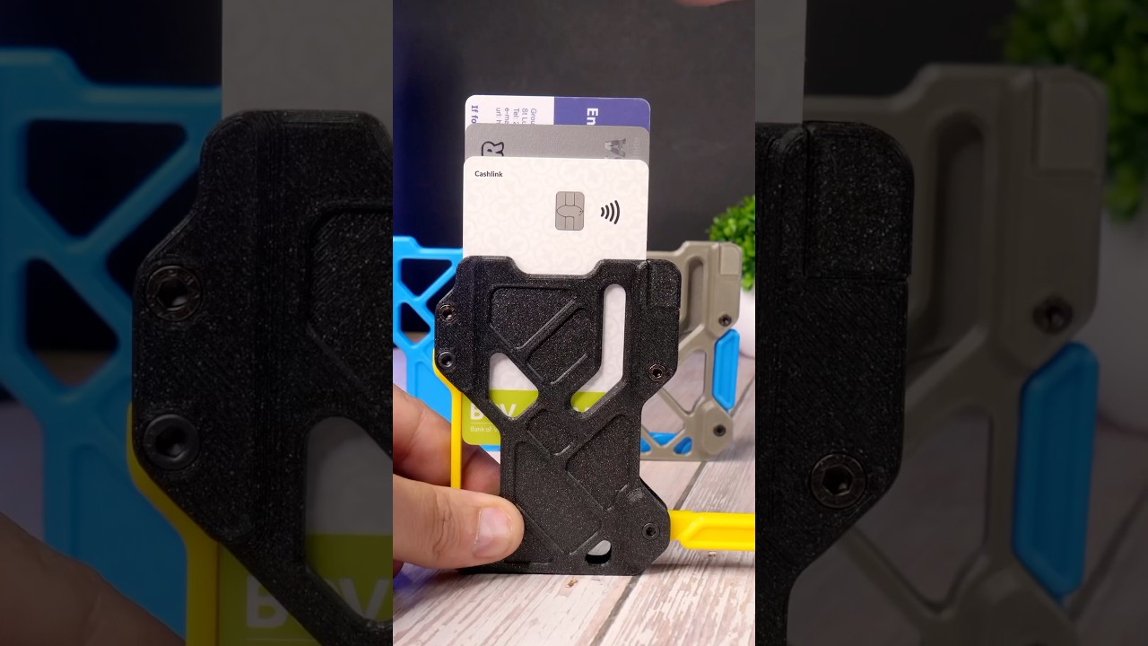 Wallie (var) &ndash; Advanced Lever Action Wallet | SMACKMAX_ | 3D Printing Ideas