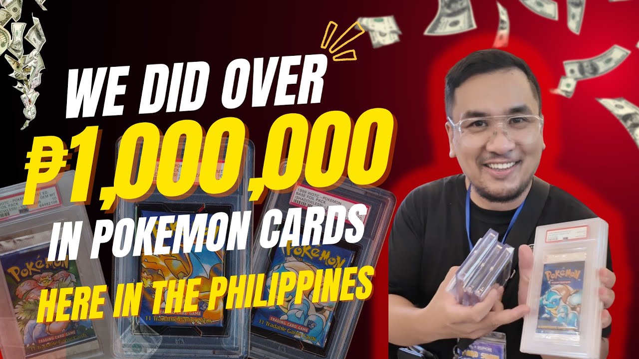 WE DID OVER ₱1,000,000 IN POKEMON CARDS IN THE PHILIPPINES!