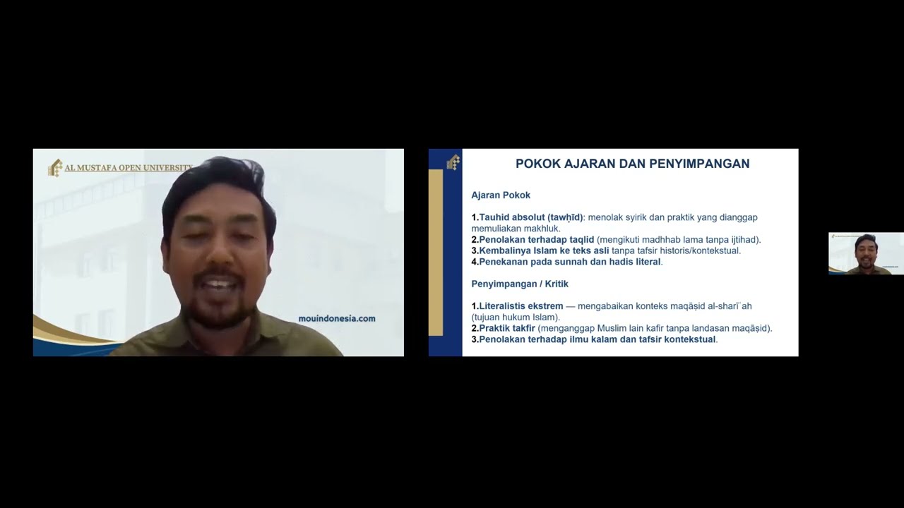 PERTEMUAN KE 14 : SEKTE SEKTE MODERN BAGIAN KE 2 KUTUB EKSTRIM LITERALISME DAN LIBERALISME
