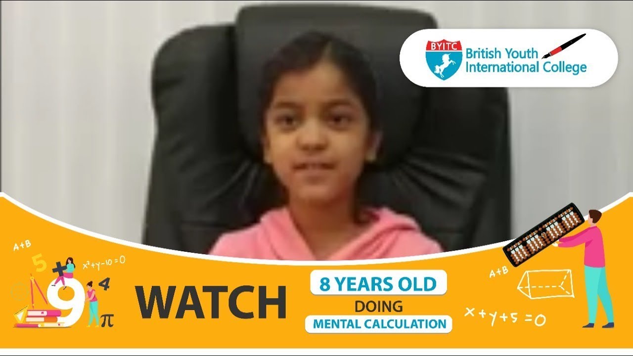 Abacus Mental Maths | Anaya Malpure Doing Abacus Maths
