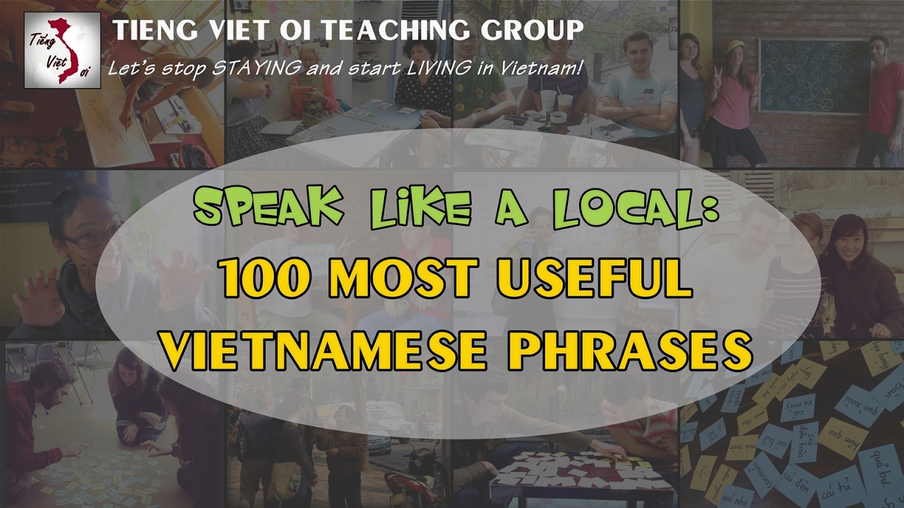 Learn Vietnamese with TVO | 100 Most Useful Phrases - Part 1