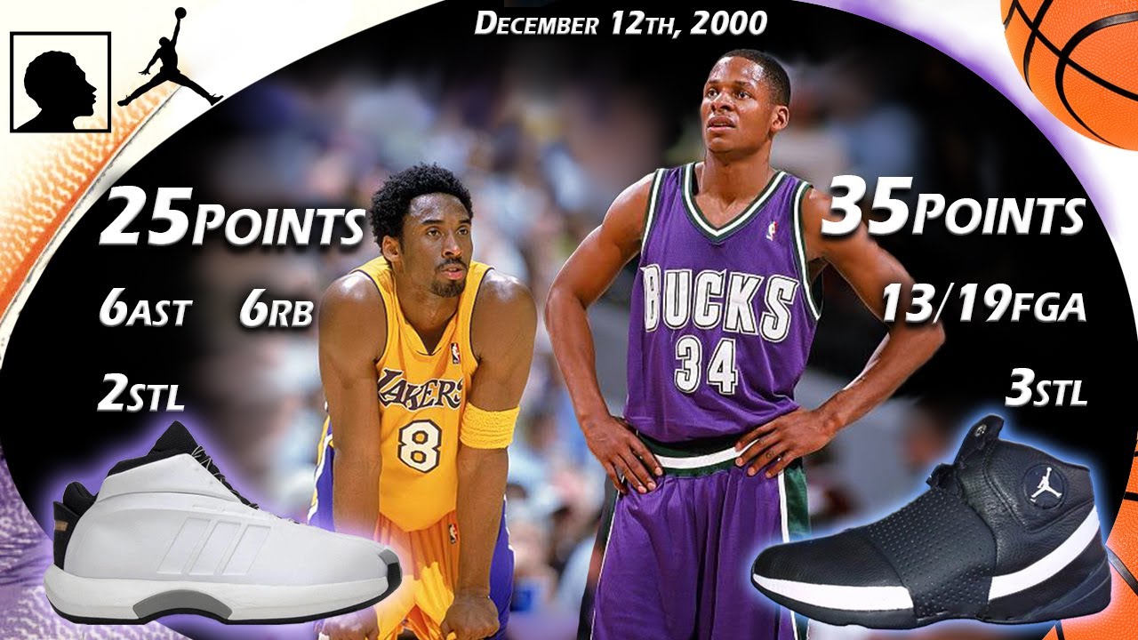 Kobe Bryant VS Ray Allen Face-off December 12th 2000