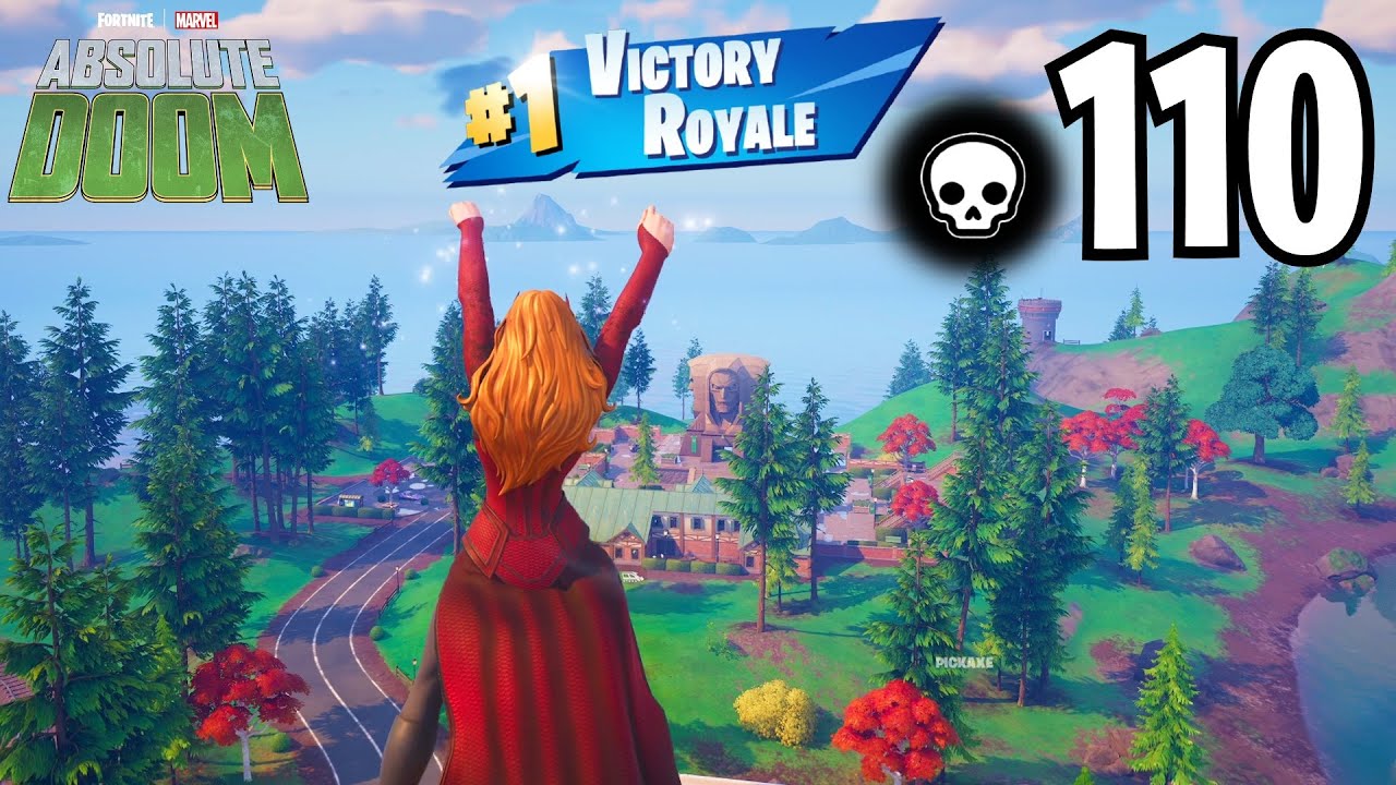 110 Elimination Scarlet Witch Solo vs Squads WINS Full Gameplay (MARVEL FORTNITE CHAPTER 5 SEASON 4)