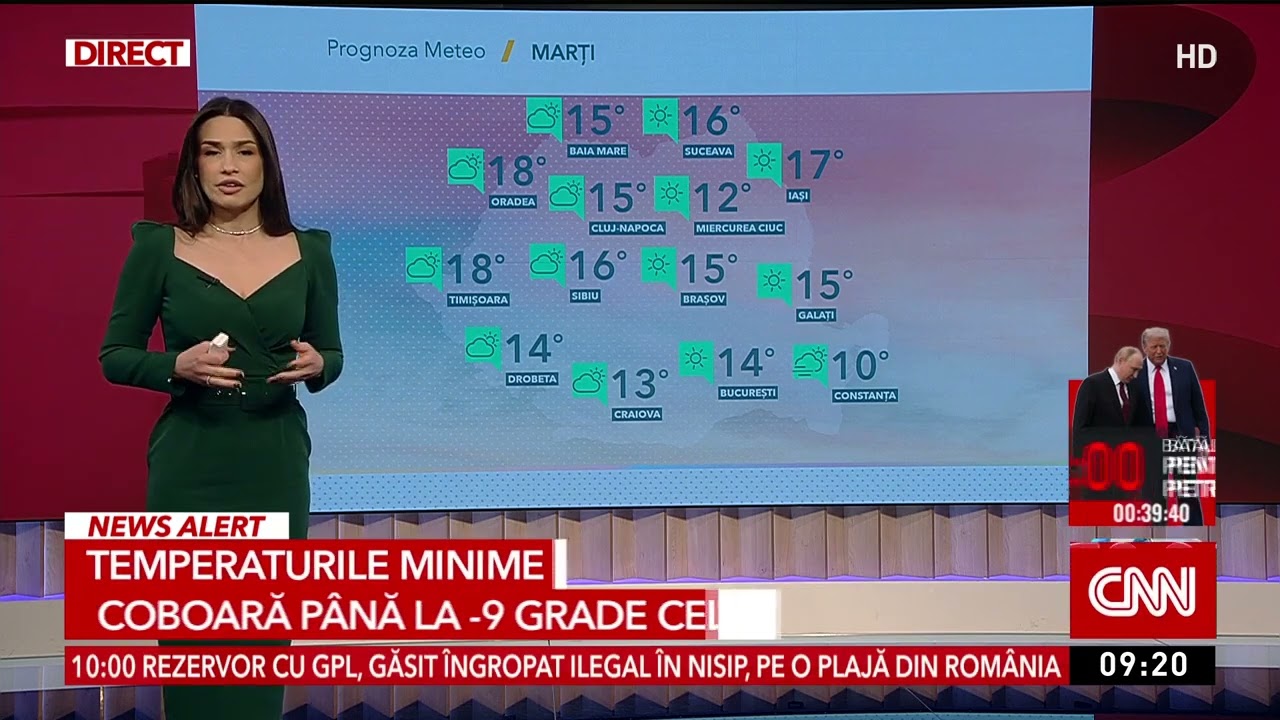 Vreme de primăvară. Temperaturi mai mari decât ar fi normal la această dată