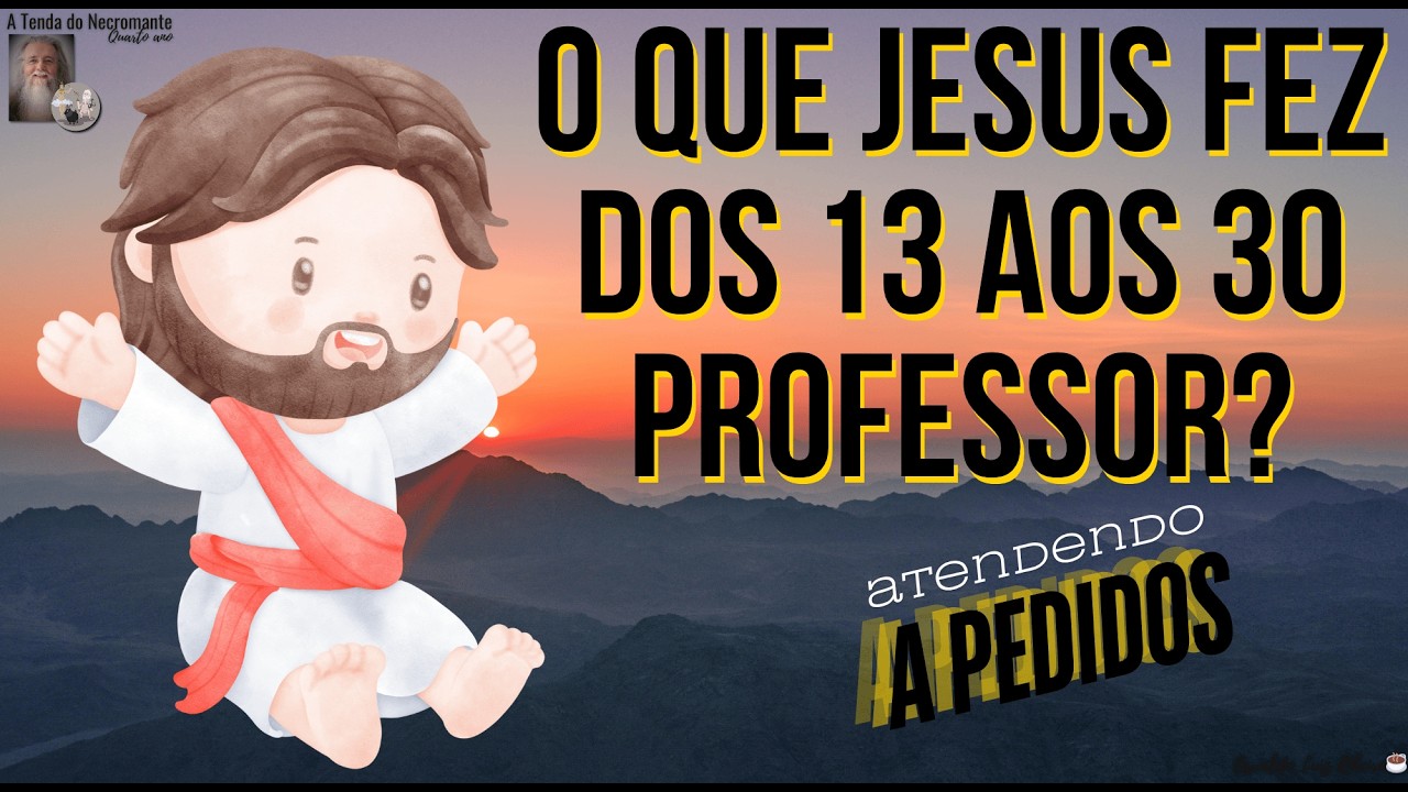 3508. O que o senhor nos diz sobre a vida oculta dos 12 aos 30 anos de Jesus, professor? Atendendo