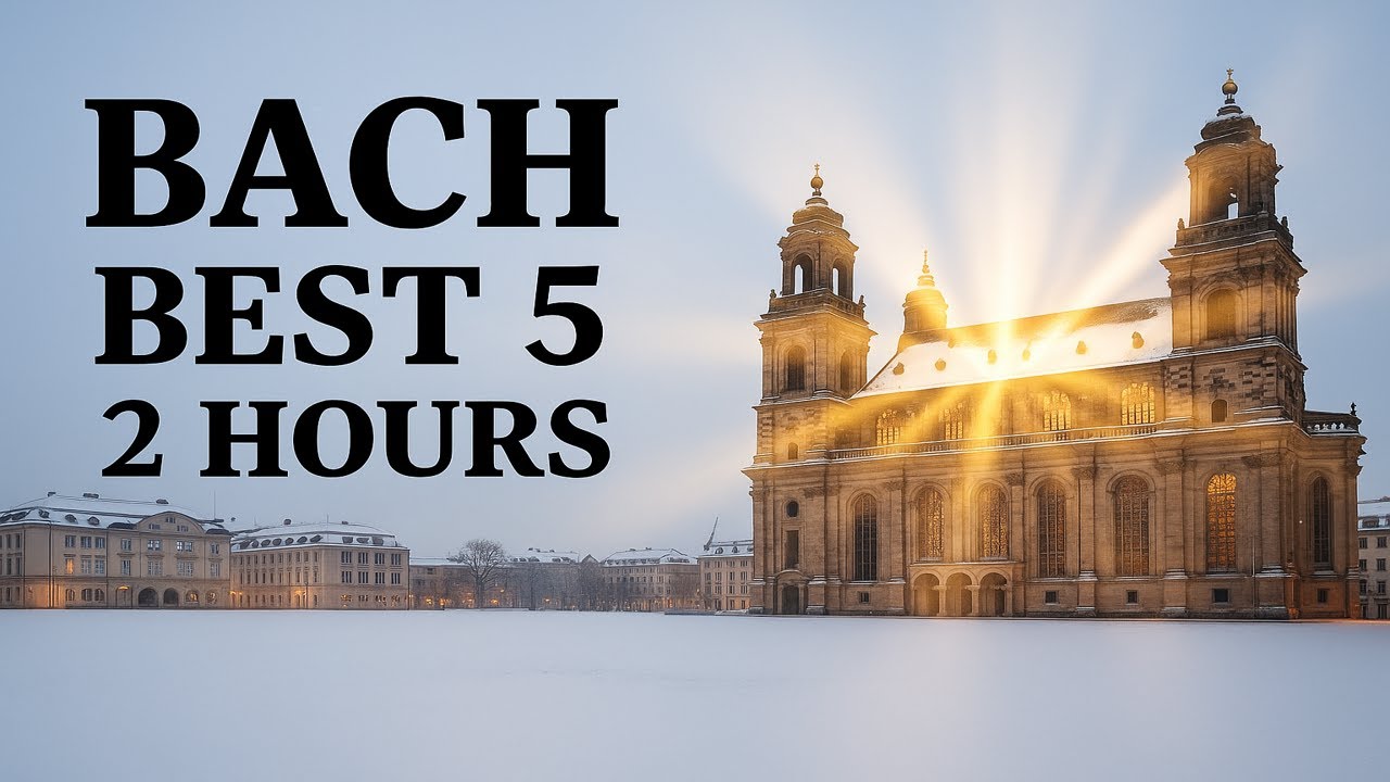 Bach BEST 5 – 2 Hours Relaxing Classical Piano | Winter Journey Through Leipzig & Dresden