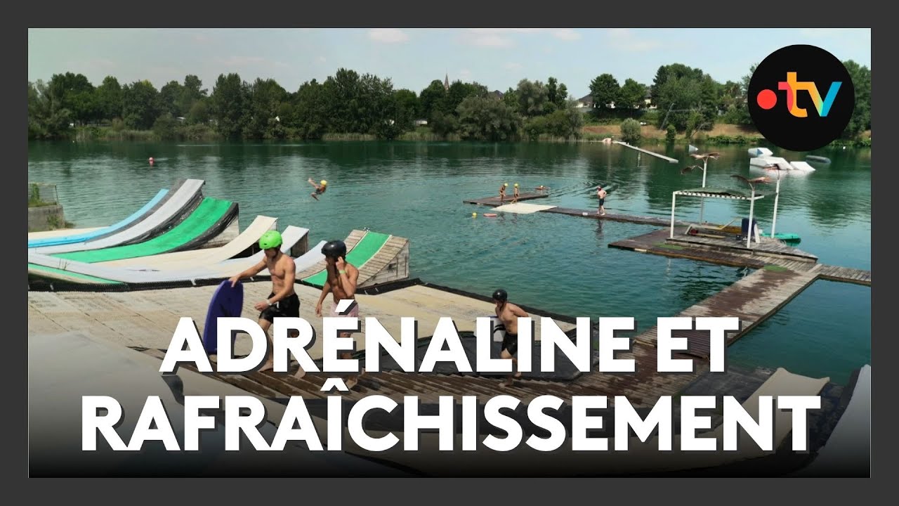 Waterjump et plage de sable fin : la base de loisirs de Baudreix f&ecirc;te ses 25 ans d'existence