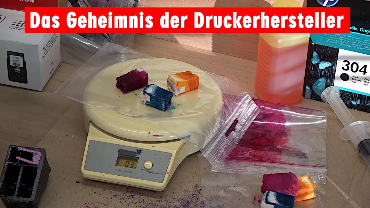 Das Geheimnis der Druckerhersteller - Was ist der Trick einer Tintenpatrone ❓️