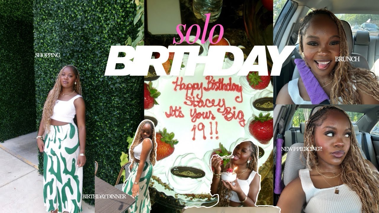 WEEKLY VLOG: SOLO BIRTHDAY, LAST TEENS, BRUNCH, SHOPPING, NEW PIERCING?! AND MORE!