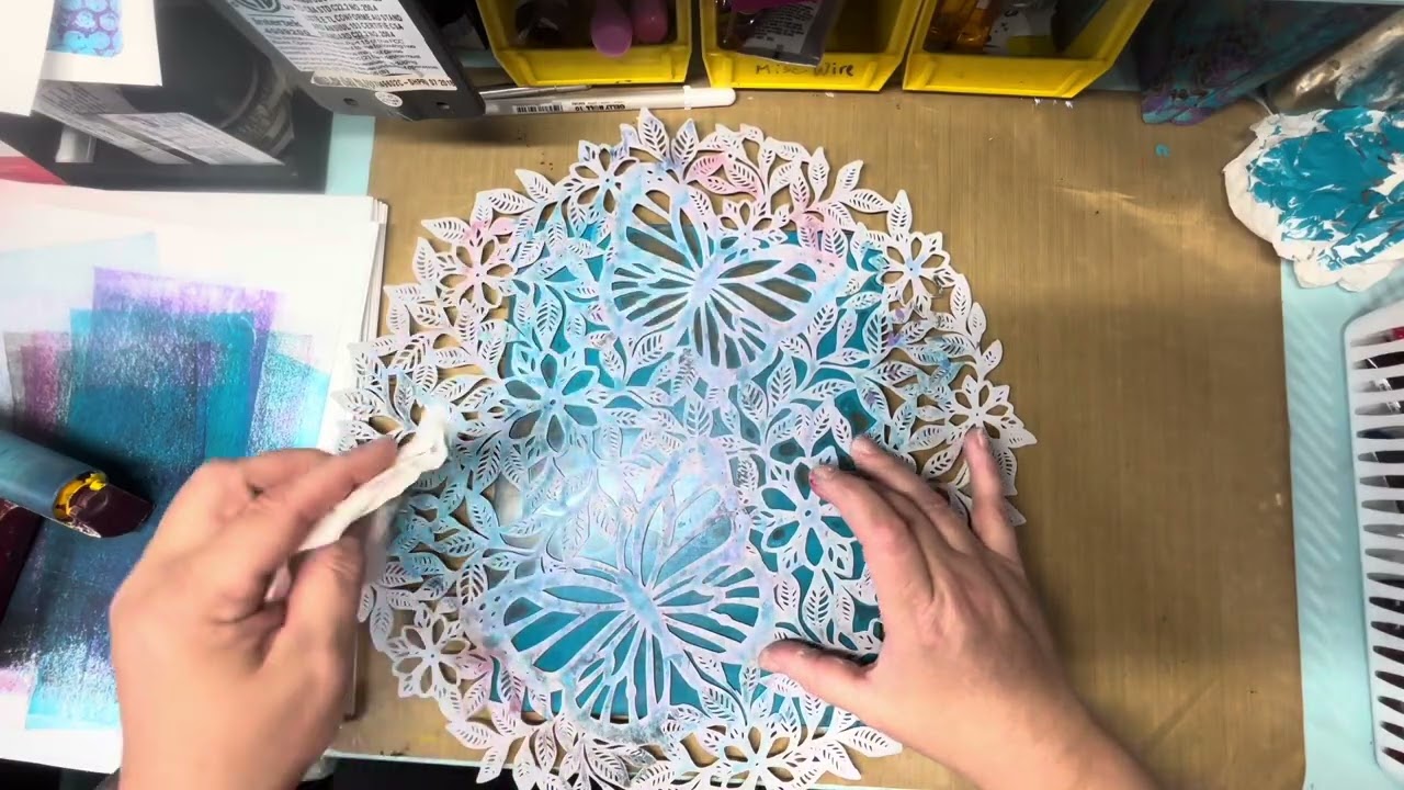 Let’s Play with the Gel Plate! Easy & Fun Gel Printing Session