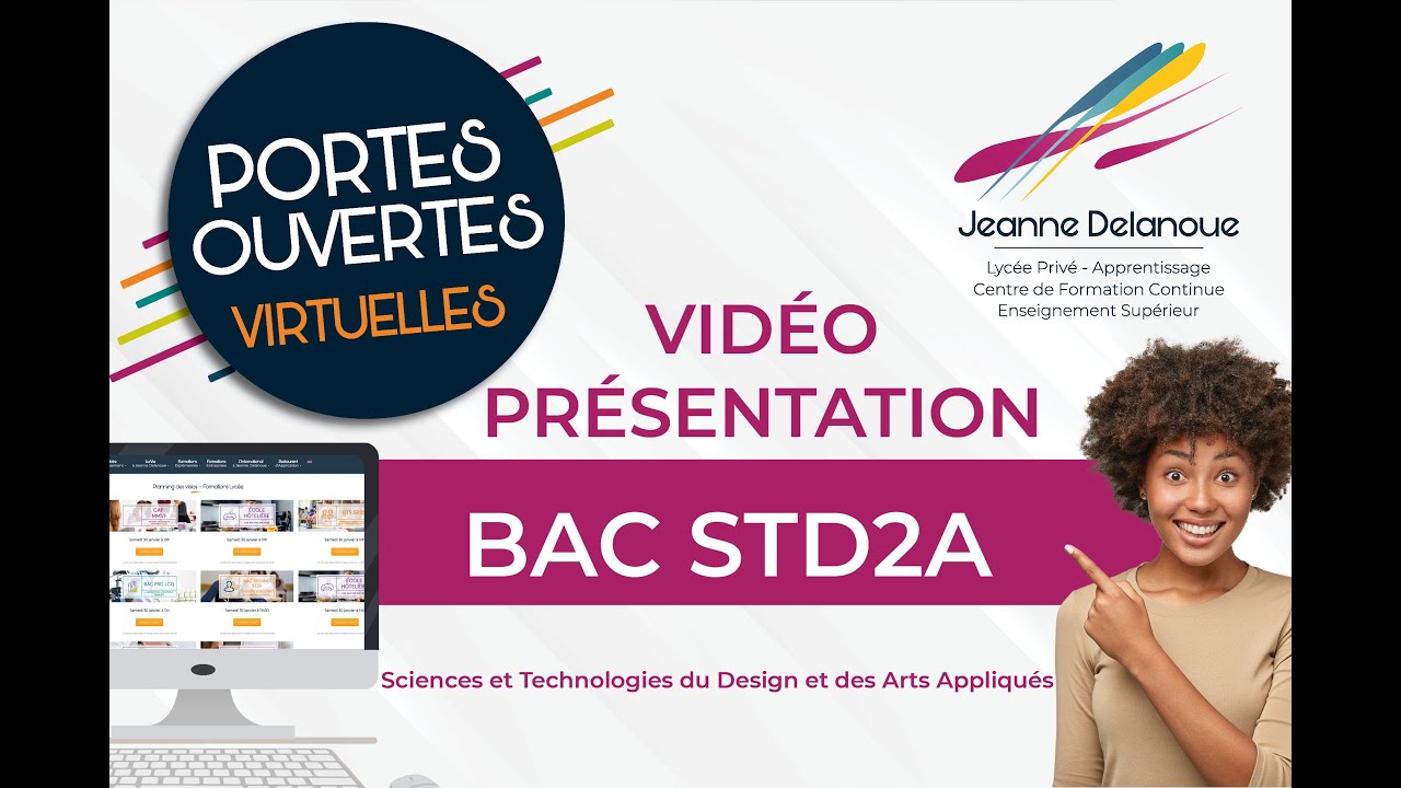 Portes Ouvertes virtuelles - Présentation STD2A