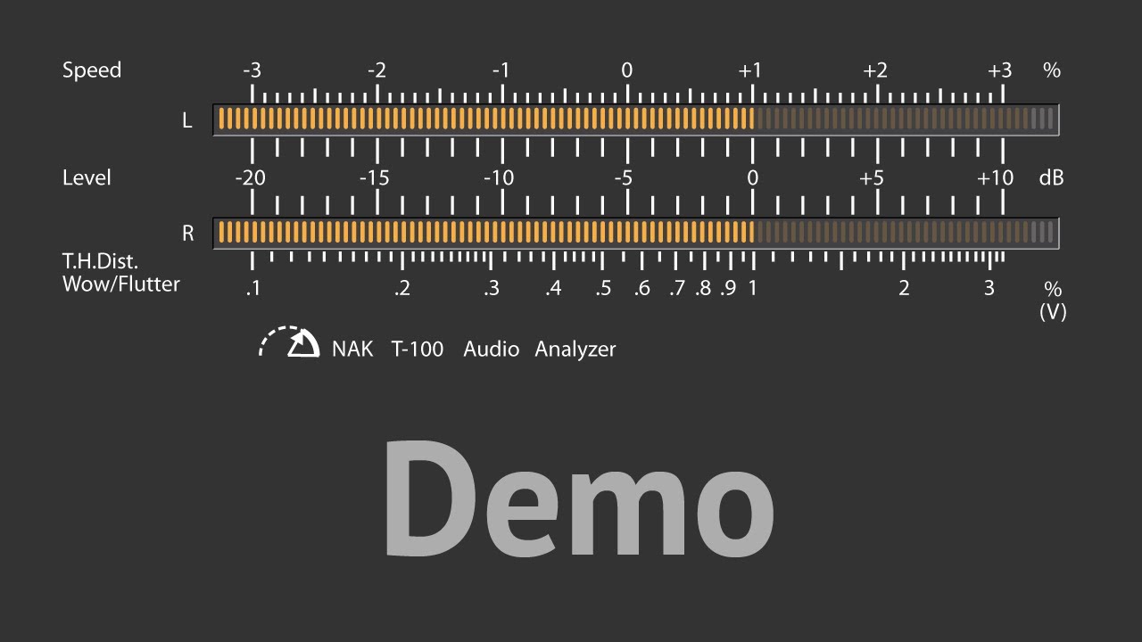 Software Simulator for Nakamichi T-100 Audio Analyzer