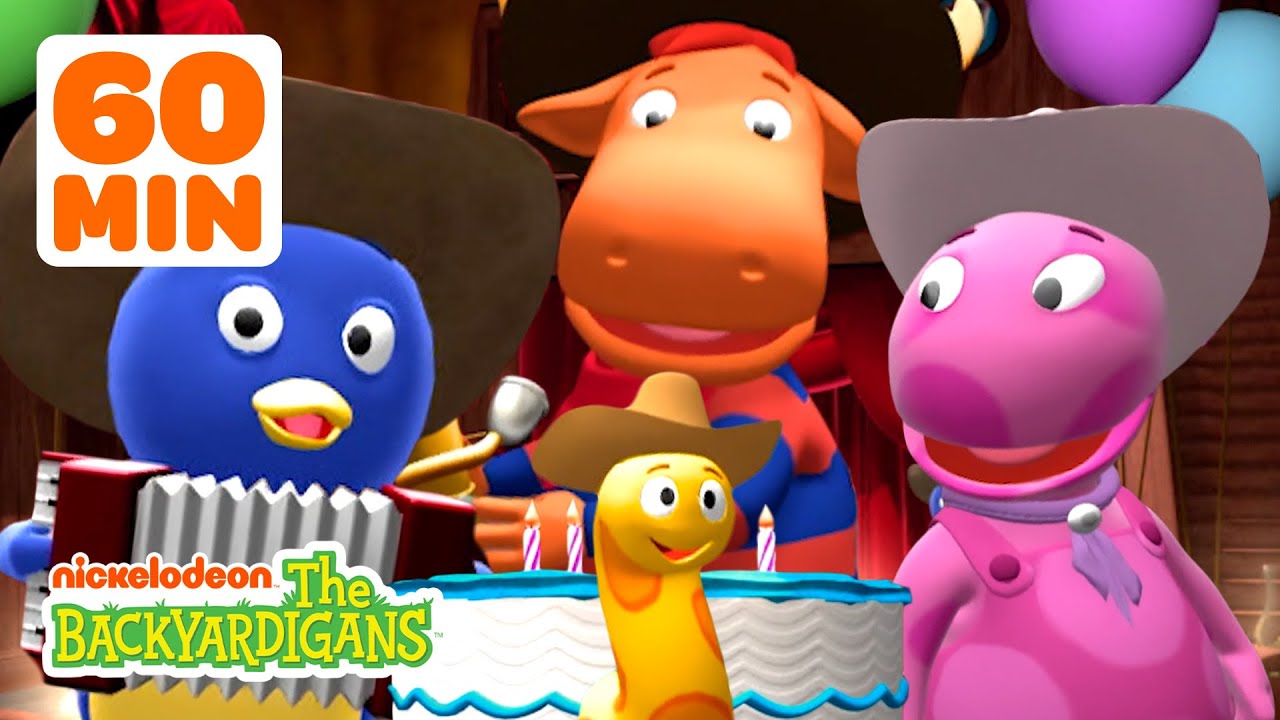 Pablo & Tyrone Celebrate a Birthday + MORE Outdoor Adventures! w/Uniqua | 1 Hour | The Backyardigans
