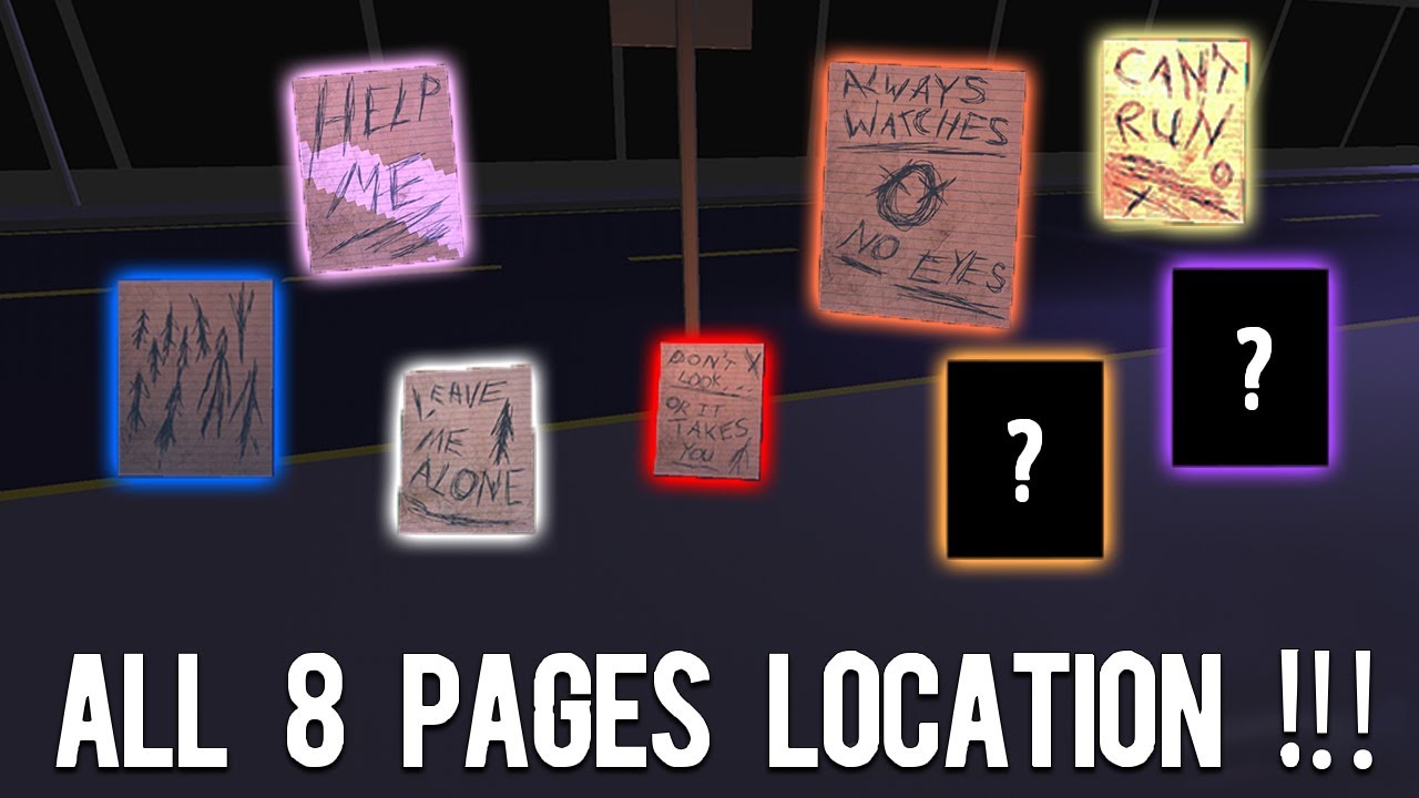 Dude Theft Wars All 8 Pages Location In Slender.exe Mod !!! 🤔💀💀
