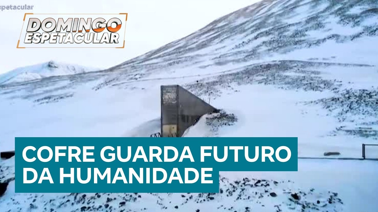 Cofres no Ártico armazenam sementes e arquivos para proteger legado da humanidade